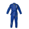 Fluory BJJF24 White Crane Men BJJ Gi Blue