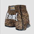 Fluory MTSF52 Muay Thai Shorts Brown
