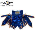 Fluory MTSF72 Muay Thai Shorts Blue