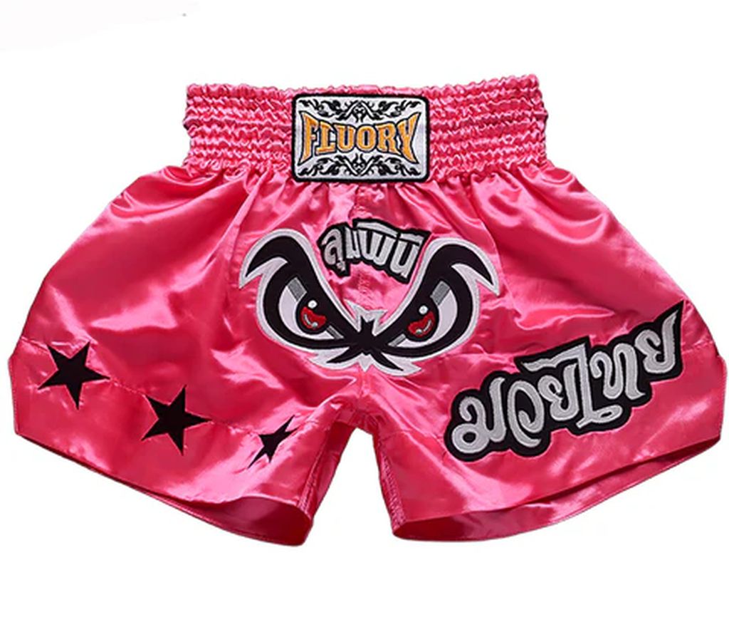 Fluory MTSF03 Muay Thai Shorts Pink