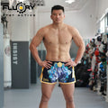 Fluory MTSF101 Muay Thai Shorts Blue