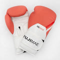 FUJIMAE ProSeries 2.0 Leather Boxing Gloves White-Orange