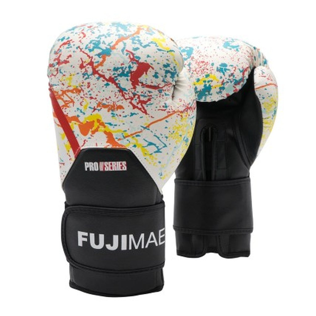 FUJIMAE Proseries 2.1 Primeskin Boxing Gloves White-Multicolored