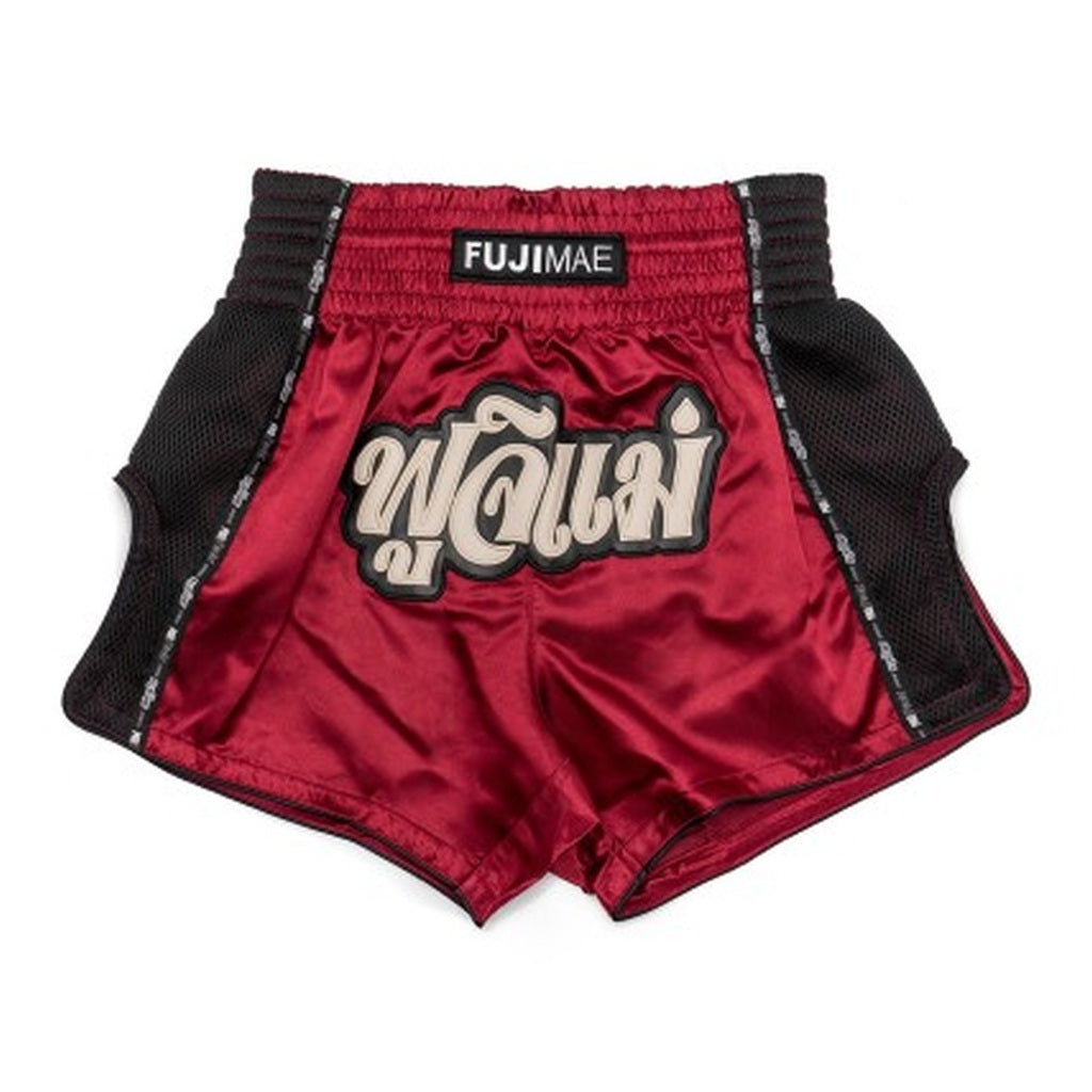 FUJIMAE Prowear Muay Thai Shorts Red-Brown