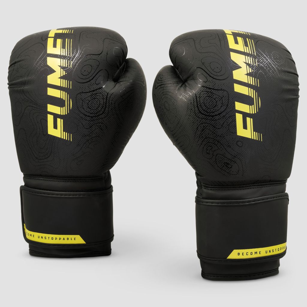 Fumetsu Arc Boxing Gloves Black-Yellow
