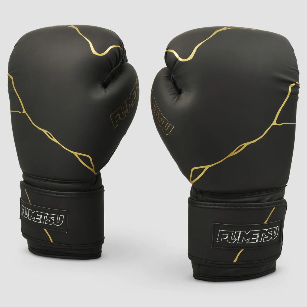 Fumetsu Kintsugi Boxing Gloves Black-Gold