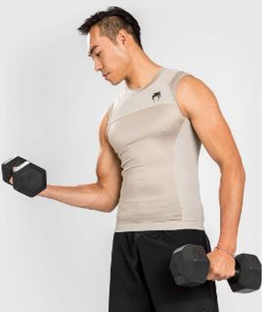 Venum G-Fit Air Sleeveless Rashguard Brown