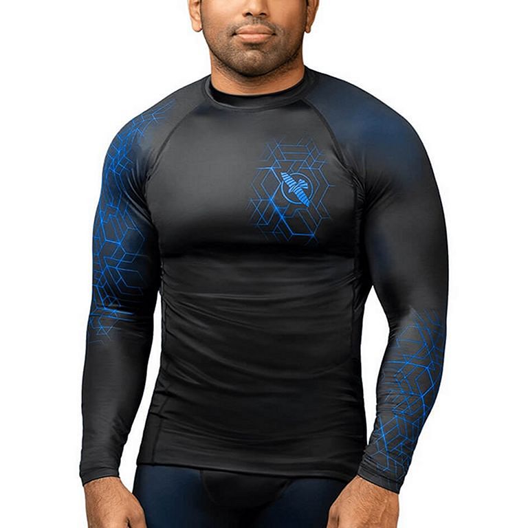 Hayabusa Geo LS Rashguard Blue