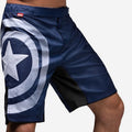 Hayabusa Captain America MMA Fight Shorts Blue