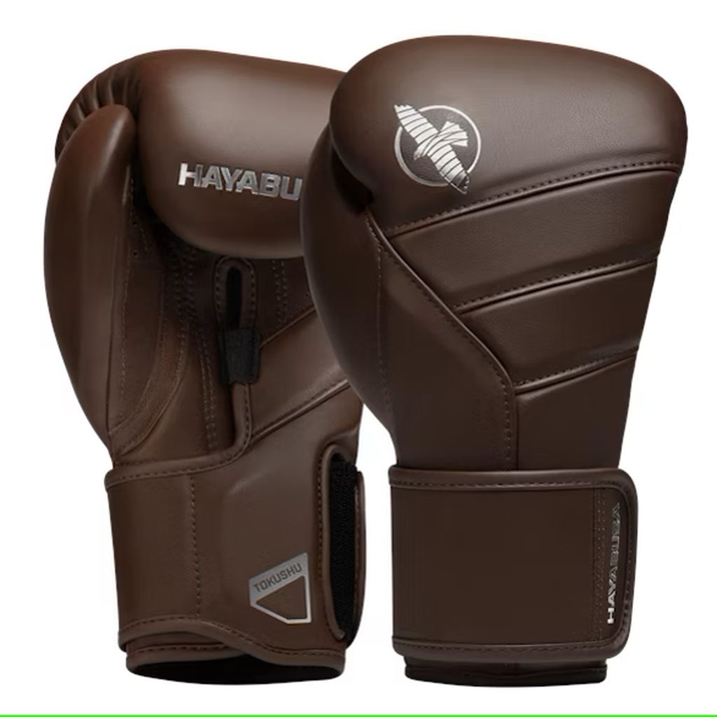 Hayabusa T3 Kanpeki Boxing Gloves Brown-Silver