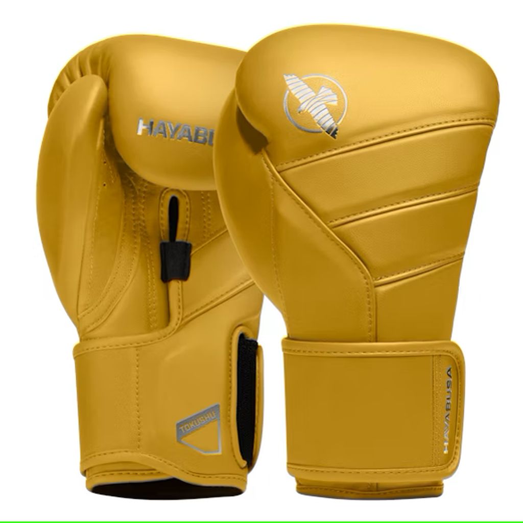 Hayabusa T3 Kanpeki Boxing Gloves Brown-Orange