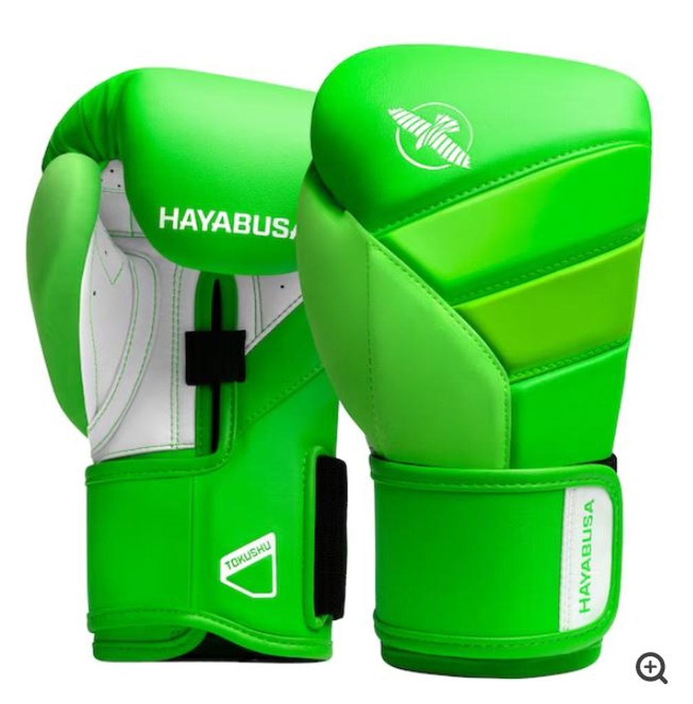 Hayabusa T3 Neon Boxing Gloves Green