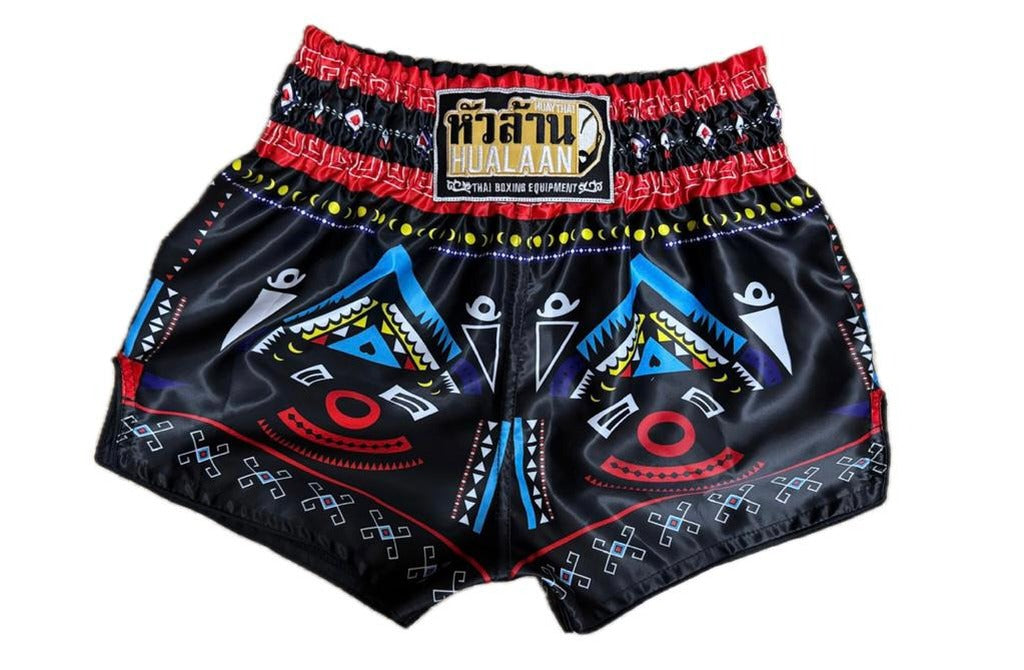 HuaLaan Aztecas Muay Thai Shorts Blue