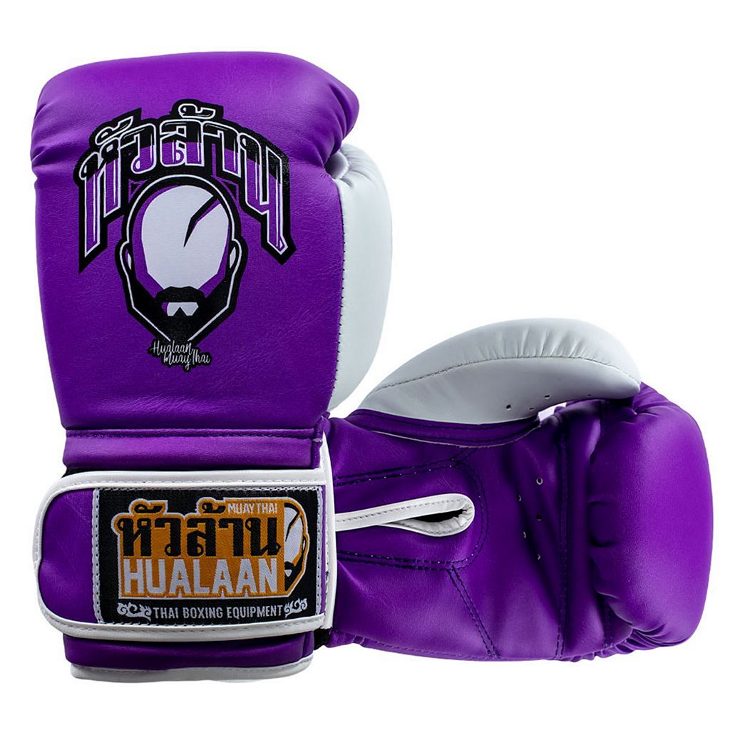 HuaLaan Skintex Boxing Gloves Purple-White