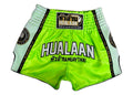 HuaLaan Retro Muay Thai Shorts Yellow-Fluorescent