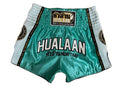 HuaLaan Retro Muay Thai Shorts Turquoise-White