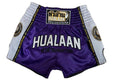 HuaLaan Retro Muay Thai Shorts Purple-White