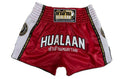 HuaLaan Retro Muay Thai Shorts Red-White