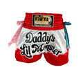 HuaLaan Dady Muay Thai Shorts White-Red