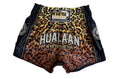 HuaLaan Leopard Muay Thai Shorts Black-Brown
