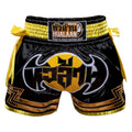 HuaLaan Bat Muay Thai Shorts Black-Yellow