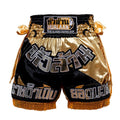 HuaLaan Gold Division Muay Thai Shorts Black-Gold
