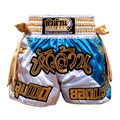 HuaLaan Gold Division Muay Thai Shorts Blue-Gold