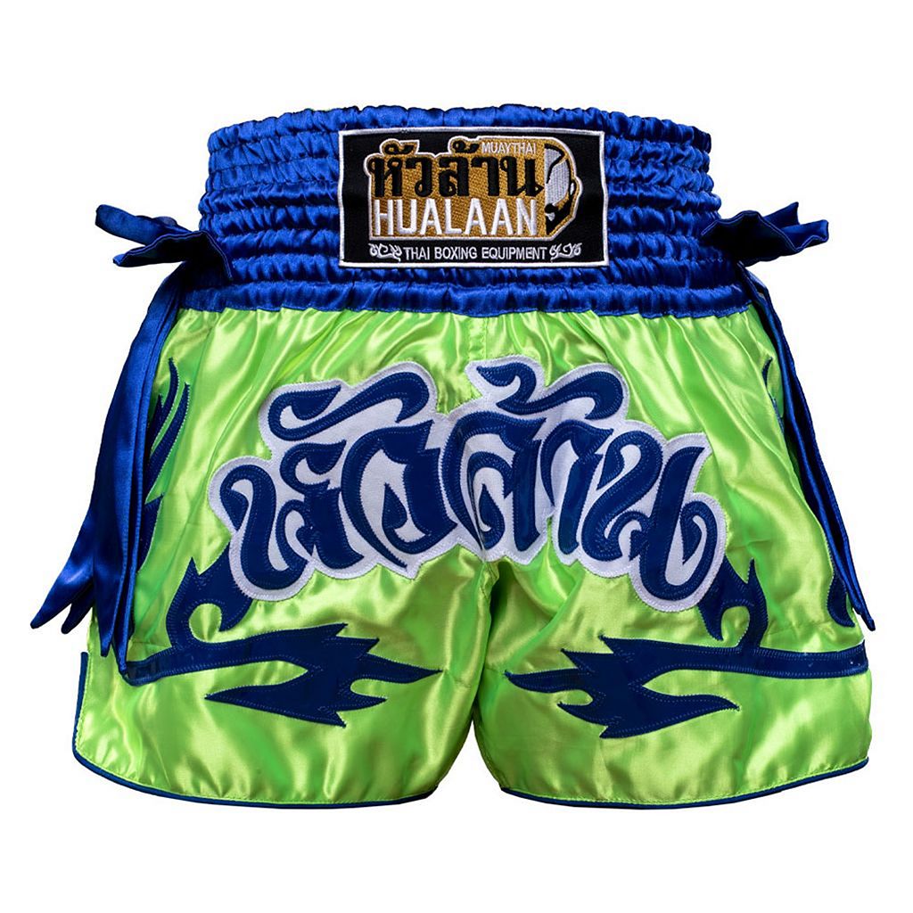 HuaLaan Pistacchio Muay Thai Shorts Green-Blue