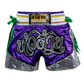 HuaLaan Cristal Muay Thai Shorts Purple-Green