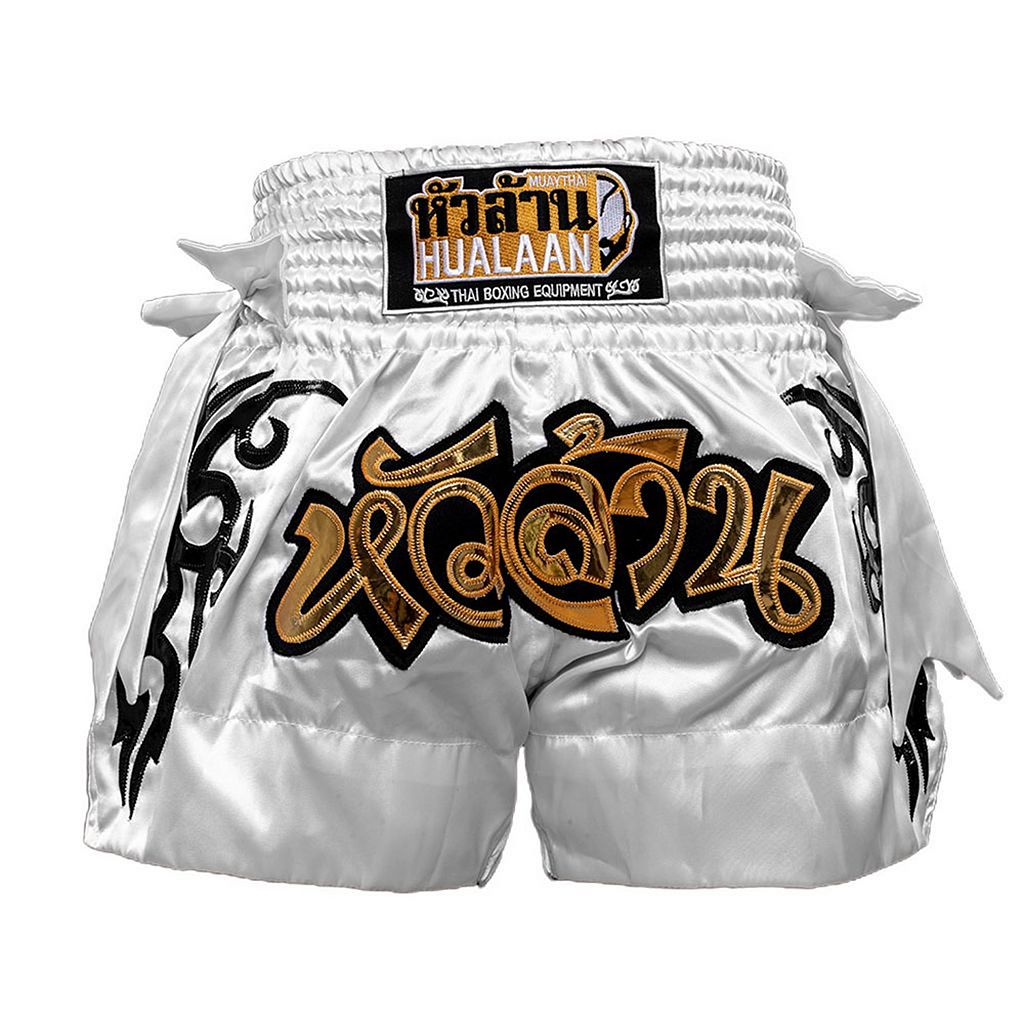 HuaLaan Thailand Muay Thai Shorts White