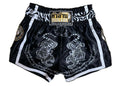 HuaLaan Amuleto Tiger Muay Thai Shorts Black-White