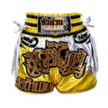 HuaLaan Sirnilu Muay Thai Shorts Yellow-White