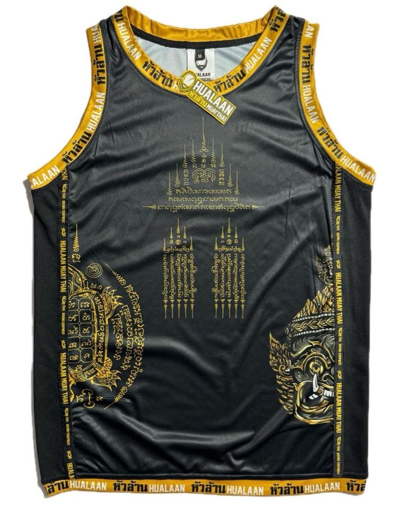 HuaLaan Tech T-Shirt Deus Black-Gold