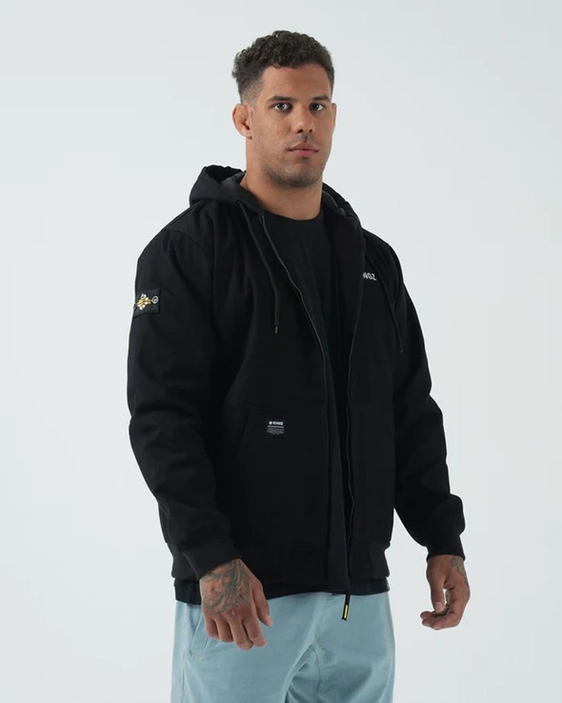 Kingz Canvas Jacket Black