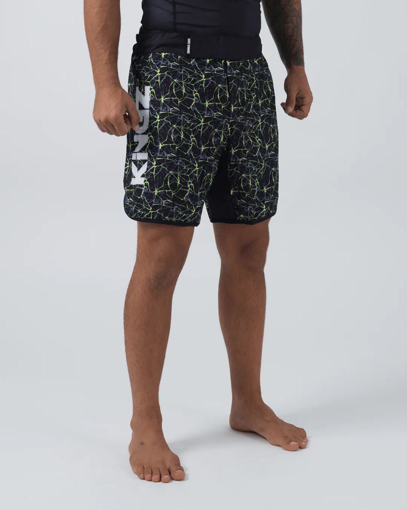 Kingz Lightning MMA Fight Shorts Black