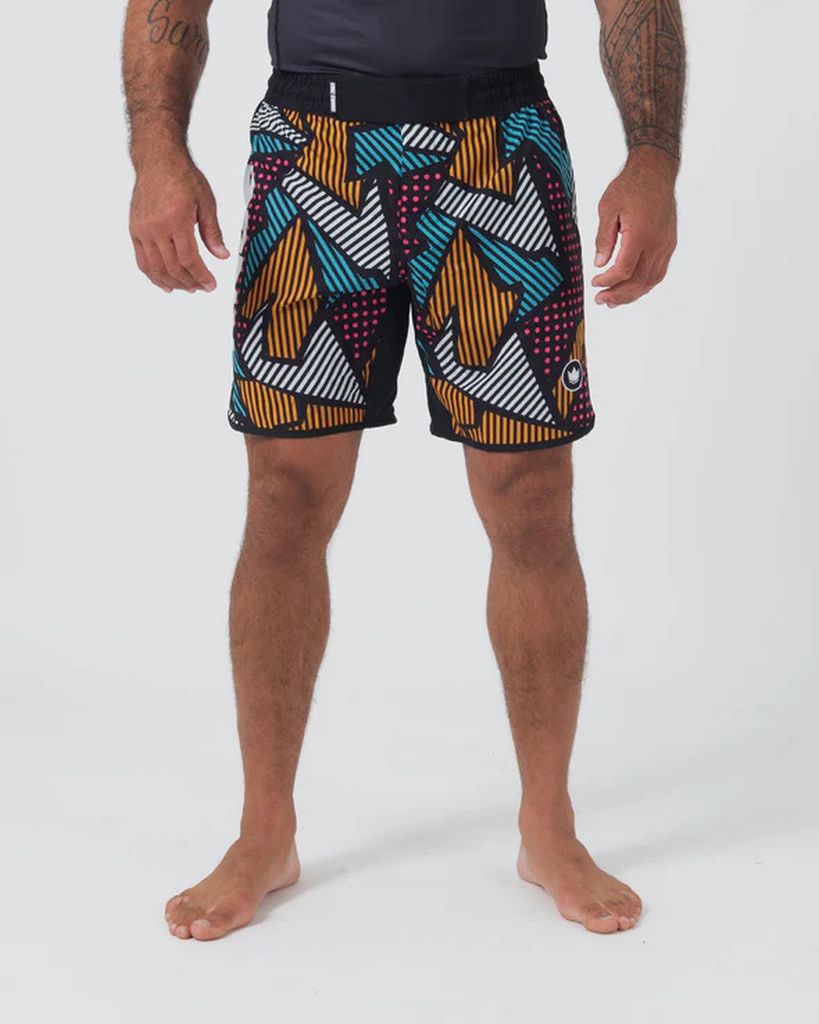 Kingz Patchwork MMA Fight Shorts Multicolored