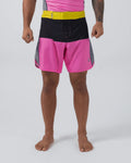 Kingz Retro MMA Fight Shorts Black-Red