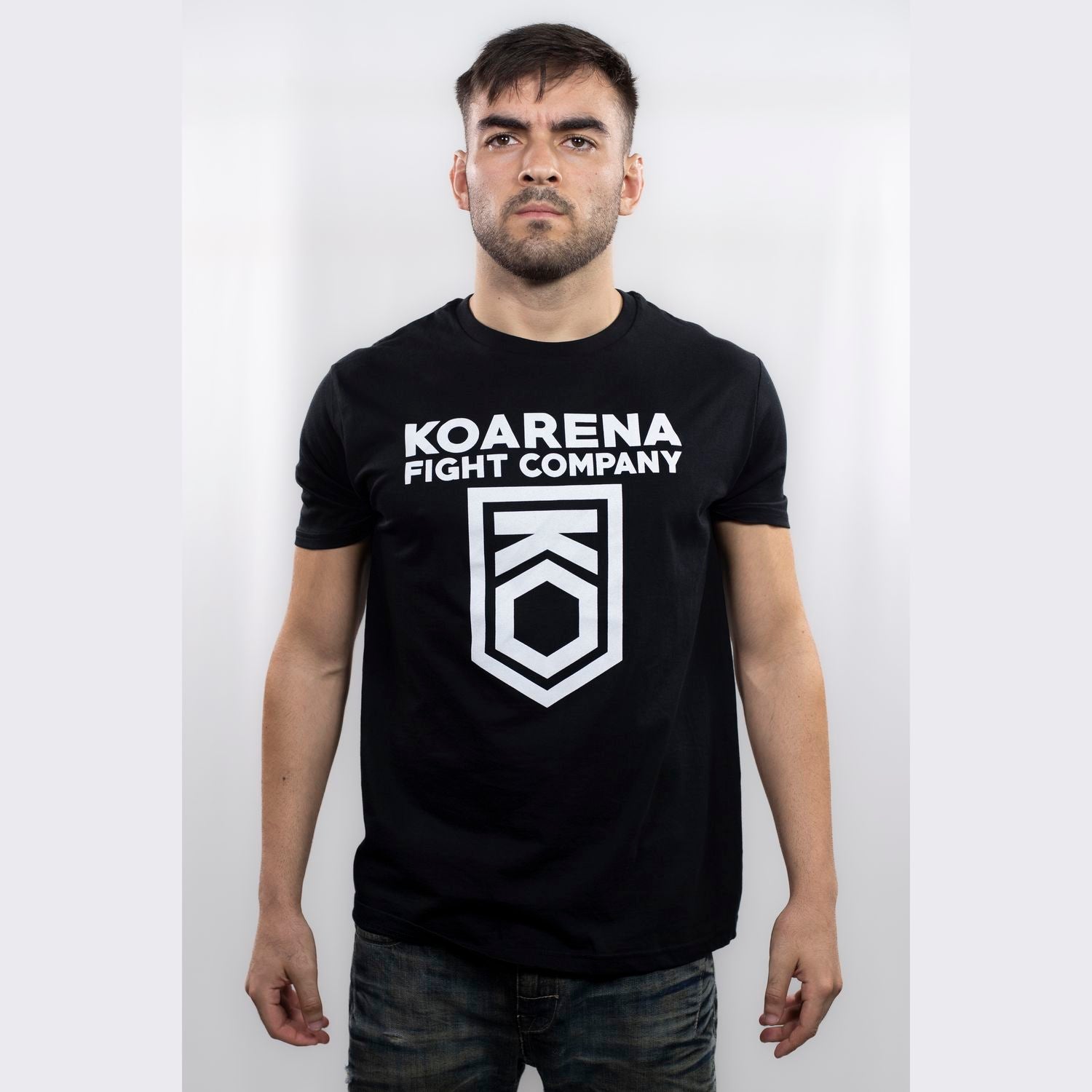 KOARENA Fight Company Logo T-Shirt Black