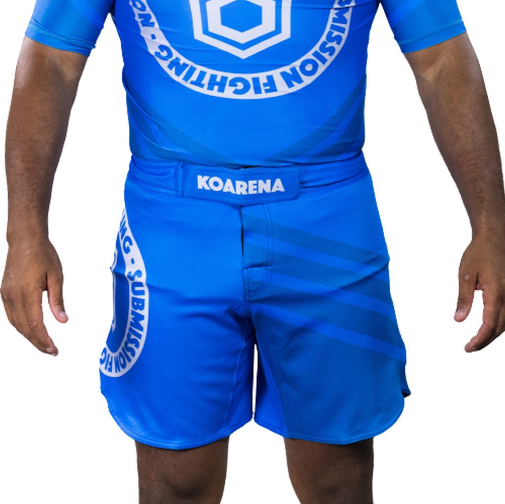 KOARENA Grappling MMA Fight Shorts Blue
