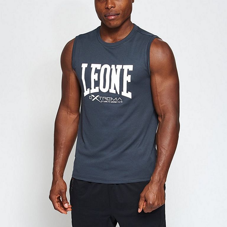 Leone 1947 ABX103 Logo Sleeveless T-shirt Grey