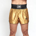 Leone 1947 Basic Muay Thai Shorts Black-Gold