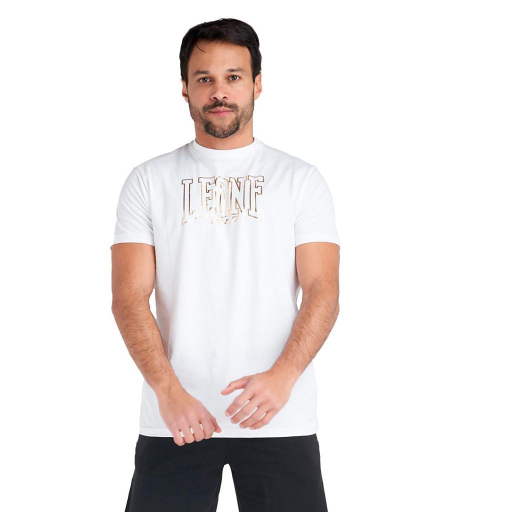 Leone 1947 Camiseta Manga Corta Gold SS22 White