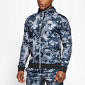 Leone 1947 AB302 Hooded Track Jacket Grey-Camo