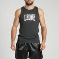 Leone 1947 Color Block Logo Tank Top Black