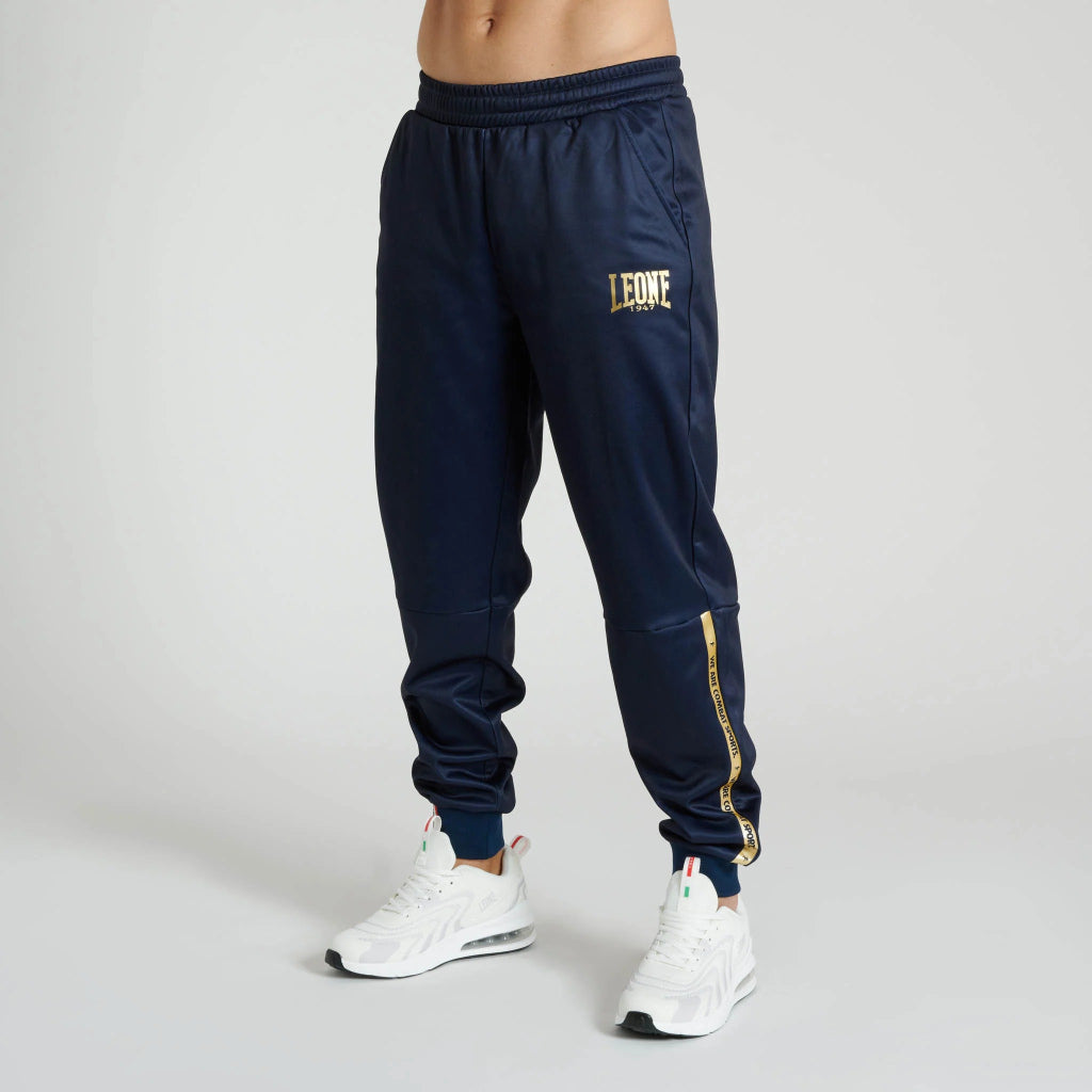 Leone 1947 DNA Joggers Navy Blue-Gold