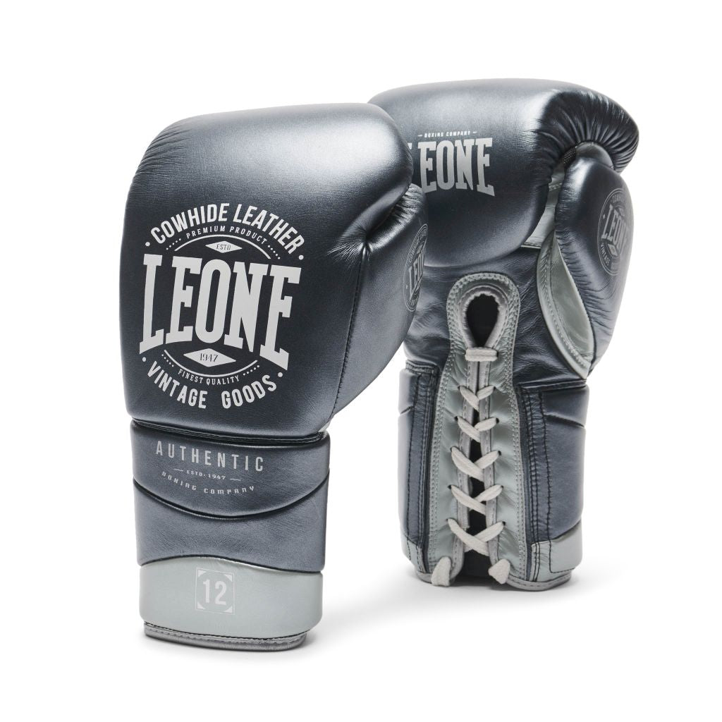 Leone 1947 Authentic 2 GN116L Boxing Gloves Grey