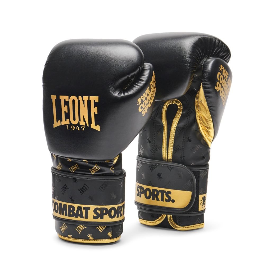 Leone 1947 DNA GN220 Boxing Gloves Black-Gold