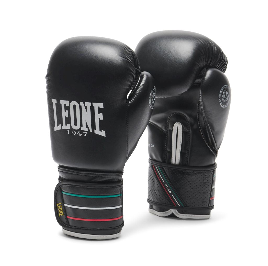 Leone 1947 Flag GN212 Boxing Gloves Black