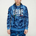Leone 1947 AB235 Italia Hooded Jacket Blue-Camo