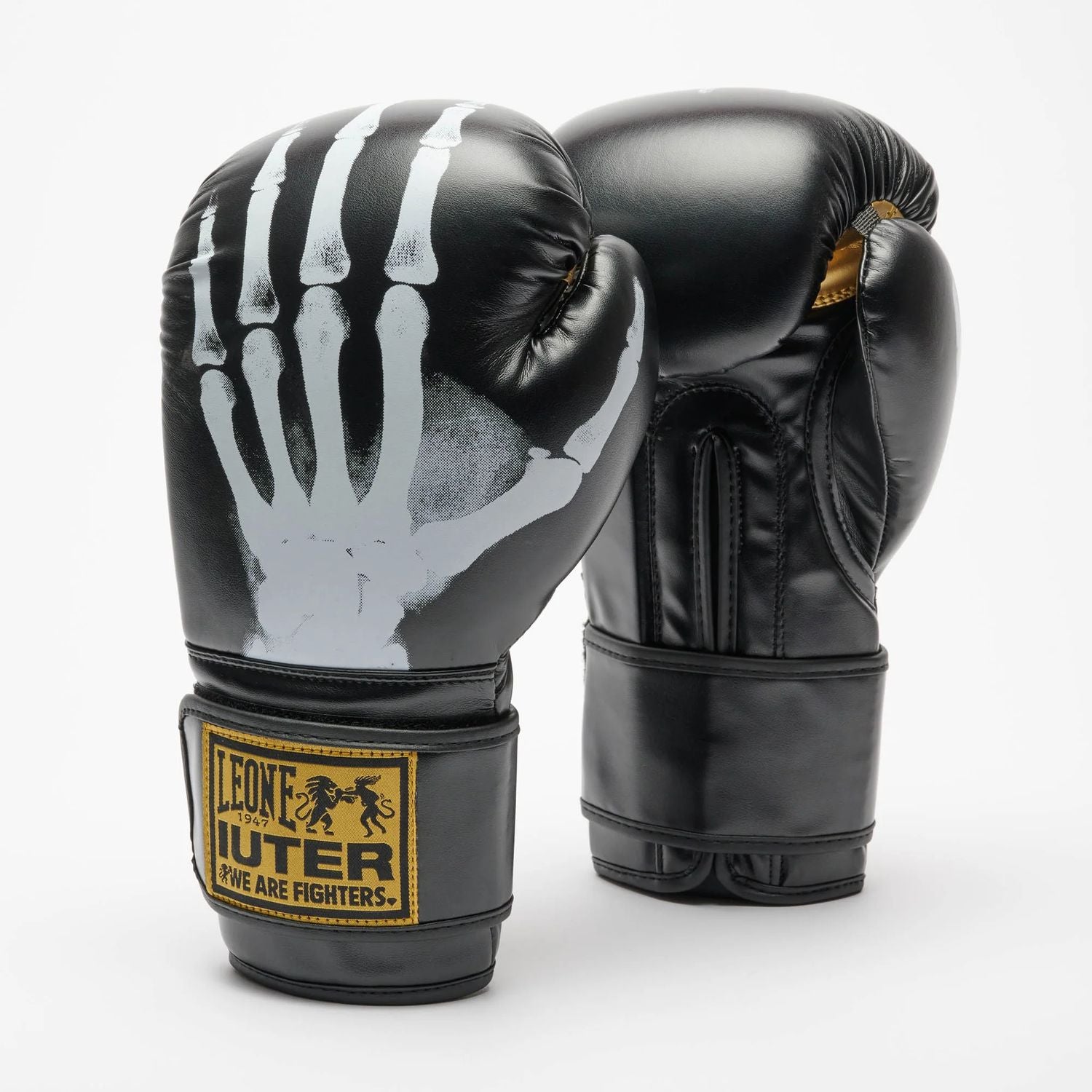 Leone 1947 Iuter GN01IU Boxing Gloves Black